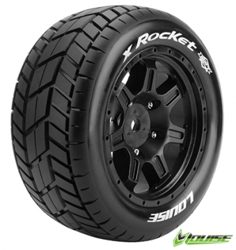 Tires & Wheels X-ROCKET X-Maxx (MFT) (2) in the group Accessories & Parts / Car Tires & Wheels / Dck Large Scale at Minicars Hobby Distribution AB (LT3295B)