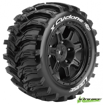Tires & Wheels X-CYCLONE X-Maxx (MFT) (2) in the group Accessories & Parts / Car Tires & Wheels / Dck Large Scale at Minicars Hobby Distribution AB (LT3298B)
