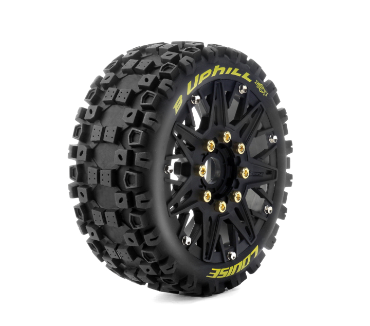 Däck & Fälg B-UPHILL 1/8 Buggy Soft MFT (Lös 17mm Hex 0
