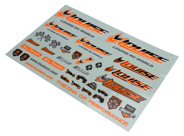 Decal Sheet Louise Orange