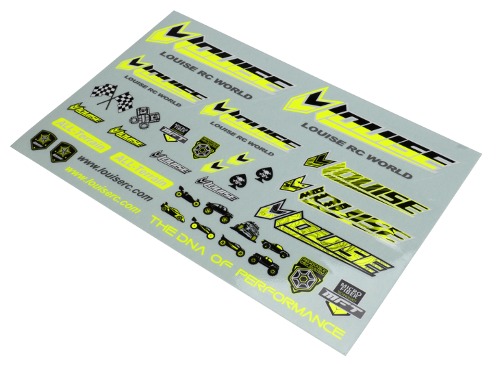 Decal Sheet Louise Yellow