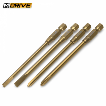 Power Tool Bits Flat & Cross Set Cross - 4 & 5mm in der Gruppe Hersteller / M / M-Drive / Electric Tools w/ Accessories bei Minicars Hobby Distribution AB (MD10300)