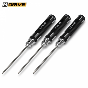 Allen Wrench Ball Hex Tool Set 2, 2.5 & 3mm in der Gruppe Hersteller / M / M-Drive / Hand Tools bei Minicars Hobby Distribution AB (MD22000)