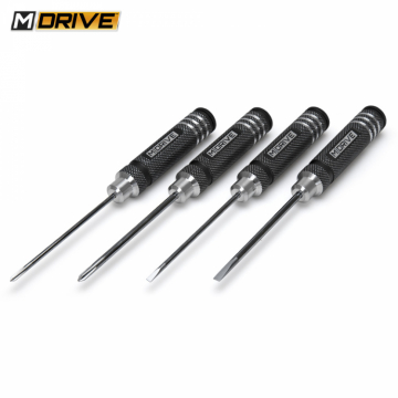 Screwdriver Flat & Cross Tool Set - 3 & 4mm in the group Brands / M / M-Drive / Hand Tools at Minicars Hobby Distribution AB (MD40000)