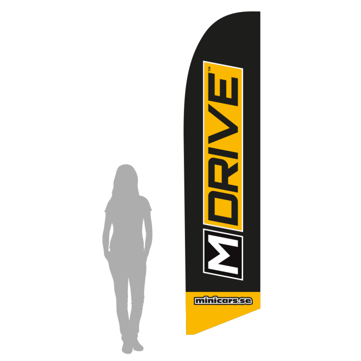 Beachflagga M-Drive - M 310cm