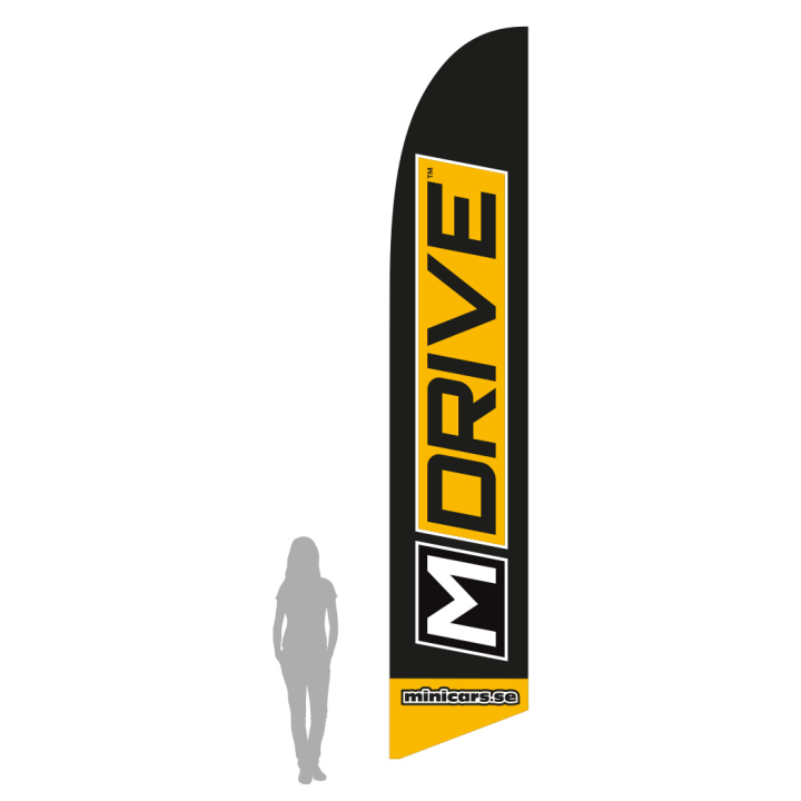 Beachflagga M-Drive - XL 520cm