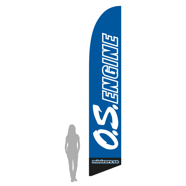 Beachflagga O.S.Engine - XL 520cm