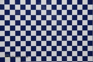 Oracover Fun 4 White-Blue Checkered 2m in der Gruppe Hersteller / O / Oracover / Oracover bei Minicars Hobby Distribution AB (O44-010-052-002)