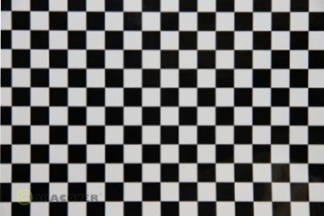 Oracover Fun 4 White-Black Checkered 2m in der Gruppe Hersteller / O / Oracover / Oracover bei Minicars Hobby Distribution AB (O44-010-071-002)