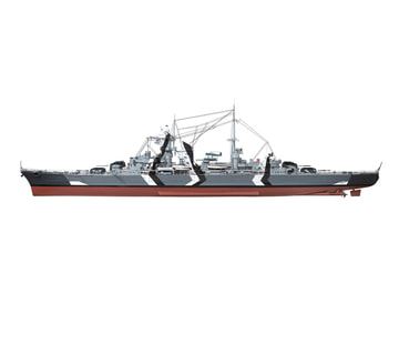 OcCre Prinz Eugen 1/200 WW2 Kryssare 1070mm