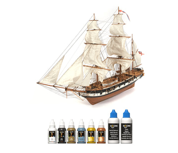 OcCre Färgset 8 Flaskor HMS Beagle