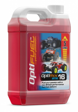 Optimix RTR Brnsle 16% Nitro 15% Olja 5L i gruppen Tillbehr & Delar / Startutrustning & Brnsle / Modellbrnsle hos Minicars Hobby Distribution AB (OP1003)