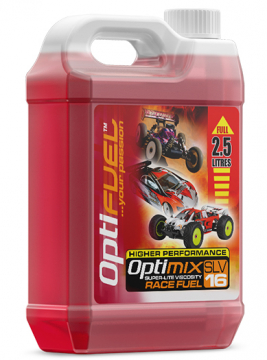 Optimix Race Fuel 16% Nitro 2.5L in der Gruppe Hersteller / O / Optifuel bei Minicars Hobby Distribution AB (OP2006K)