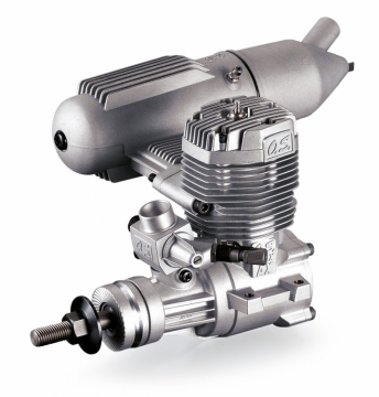 MAX-65AX 10.63cc 2-Stroke Engine w/ Silencer* in the group Brands / O / O.S.Engine / Engines Air Nitro at Minicars Hobby Distribution AB (OS16521)