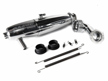 Tuned Silencer Complete Set T-2080SC II 1/8 On-Road in the group Brands / O / O.S.Engine / Exhaustsystem Surface at Minicars Hobby Distribution AB (OS72106852)