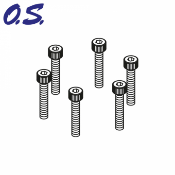 Hex Screw M3x20mm (10) in the group Brands / O / O.S.Engine / Accessories at Minicars Hobby Distribution AB (OS79871200)
