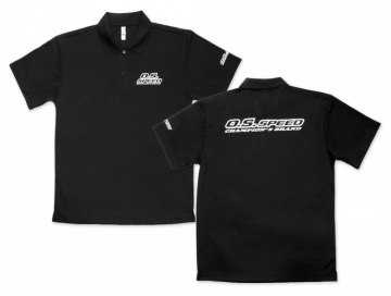 O.S.SPEED Dry Polo Shirt 2023 Svart M i gruppen Fabrikat / O / O.S.Engine / Reklam hos Minicars Hobby Distribution AB (OS79883657)