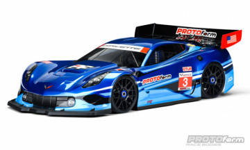 Chevrolet Corvette C7.R Clear Body Short in the group Brands / P / PROTOform / Bodies 1/8 at Minicars Hobby Distribution AB (PF1551-40)
