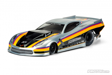 Kaross Corvette C7 Pro-Mod (Omålad) Slash 2WD Drag Car*