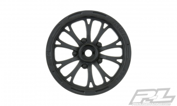 Wheels Pomona Drag Spec 2.2 Black Front (2) Slash in the group Brands / P / Pro-Line / Tires & Wheels SC at Minicars Hobby Distribution AB (PL2775-03)