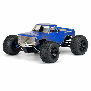 Body 1980 Chevy Pick-up (Clear) REVO in der Gruppe Hersteller / P / Pro-Line / Bodies Truck bei Minicars Hobby Distribution AB (PL3248-00)