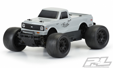 1972 Chevy C-10 Truck Kaross Tough-Color (Grå) till Stampede