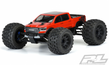 Pre-Cut 2020 Ram Rebel 1500 Clear Body E-REVO 2.0* in the group Brands / P / Pro-Line / Bodies Truck at Minicars Hobby Distribution AB (PL3536-17)