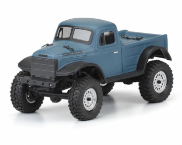 1946 Dodge Power Wagon Clear Body for SCX24 JLU in der Gruppe Hersteller / P / Pro-Line / Bodies Crawler bei Minicars Hobby Distribution AB (PL3565-00)
