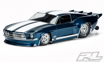 Body '67 Mustang, Slash Drag Car, AE DR10, Losi 22S Drag in the group Brands / P / Pro-Line / Bodies SC at Minicars Hobby Distribution AB (PL3573-00)