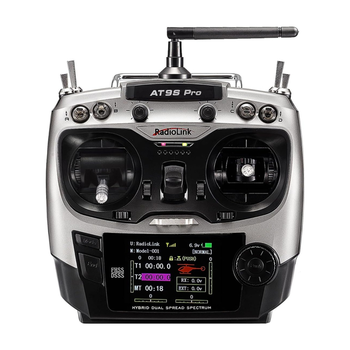 AT9S Pro Radio Mode1 Incl. 2pcs R9DS Receiver