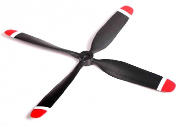 Propeller 10x8 4-blades Critical Mass in the group Accessories & Parts / Air Prop. & Spinner / Propeller Electric Flight at Minicars Hobby Distribution AB (ROCKT107)