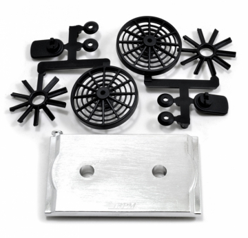 Mock Radiator and Fans 1/10 in the group Brands / R / RPM / Car Parts at Minicars Hobby Distribution AB (RPM70780)