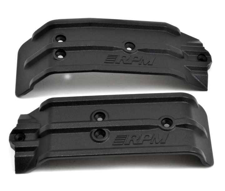 Skid Plate Front & Rear Black Mini Maxx/XRT