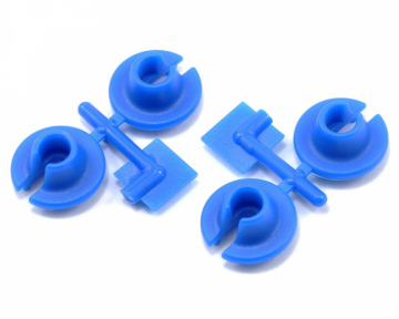 Shock Spring Cups Blue (4) in the group Brands / R / RPM / Car Parts at Minicars Hobby Distribution AB (RPM73155)
