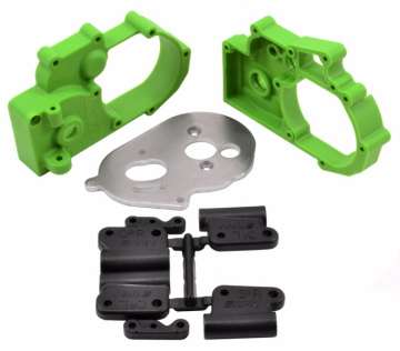 Gearbox Case w/ Mounts Green Bandit, Rustler, Stampede,Slash in the group Brands / R / RPM / Car Parts at Minicars Hobby Distribution AB (RPM73614)
