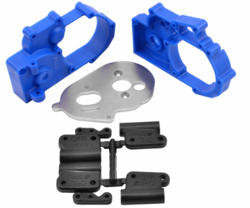 Gearbox Case w/ Mounts Blue Bandit, Rustler, Stampede, Slash in the group Brands / R / RPM / Car Parts at Minicars Hobby Distribution AB (RPM73615)