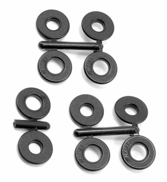 Body Savers 5mm Posts Black (5) in the group Brands / R / RPM / Car Parts at Minicars Hobby Distribution AB (RPM80302)
