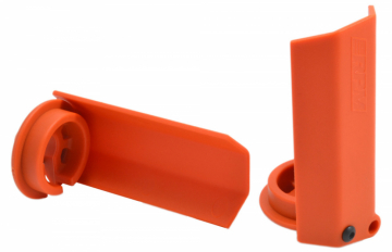 Shock Shaft Guards Orange (2) X-Maxx in the group Brands / R / RPM / Car Parts at Minicars Hobby Distribution AB (RPM80438)
