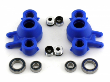 Steering Block Blue (Pair) T/E-Maxx, Revo 3.3, E-Revo (Old) in the group Brands / R / RPM / Car Parts at Minicars Hobby Distribution AB (RPM80585)