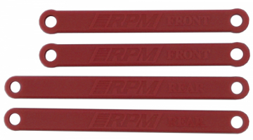 Camber Links HD Set Red Rustler, Stampede - 2WD in the group Brands / R / RPM / Car Parts at Minicars Hobby Distribution AB (RPM81269)