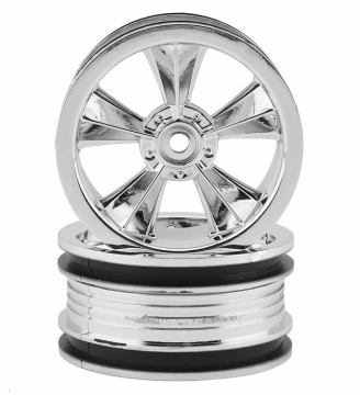 Wheels N2O 26mm Resto-Mod Chrome (2) in the group Accessories & Parts / Car Tires & Wheels at Minicars Hobby Distribution AB (RPM81553)