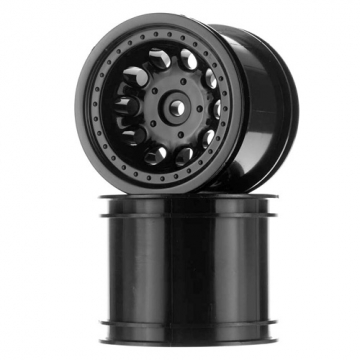 Wheels Revolver 2.2 Black (2) Rustler, Stampede - 2WD Rear in the group Brands / R / RPM / Car Parts at Minicars Hobby Distribution AB (RPM82052)