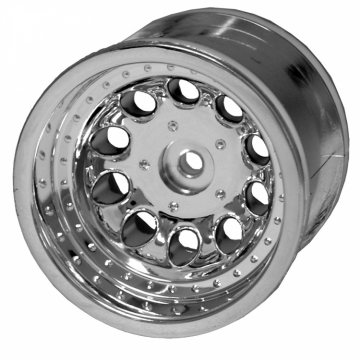 Wheels Revolver 2.2 Chrome(2) Rustler, Stampede - 2WD F/R in the group Accessories & Parts / Car Tires & Wheels at Minicars Hobby Distribution AB (RPM82063)