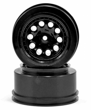 Wheels Revolver 2.2/3.0 Black (2) Slash 4x4, Slash 2WD Rear in the group Accessories & Parts / Car Tires & Wheels at Minicars Hobby Distribution AB (RPM82332)