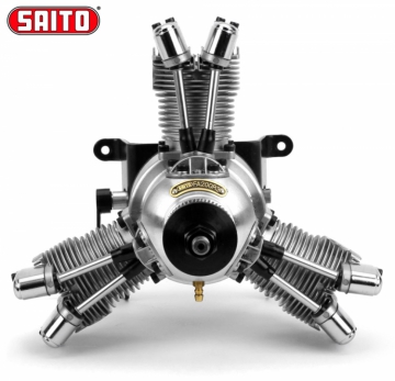 FA-200R3 33cc 4-takts 3-cyl Stjrnmotor Metanol in the group Brands / S / Saito / Nitro Engines at Minicars Hobby Distribution AB (SAFA-200R3)