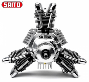 FG-84R3 84cc 4-takts 3-cyl Stjrnmotor Bensin* in the group Brands / S / Saito / Gasoline Engines at Minicars Hobby Distribution AB (SAFG-84R3)