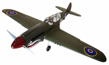 P-40N Warhawk Shark 38-61cc med el-landstll i gruppen Fabrikat / S / Seagull / Flygplan hos Minicars Hobby Distribution AB (SEA250S)