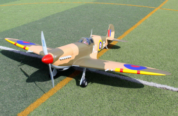 Spitfire 2195mm 50-55cc Gas EP-Retracts ARF in the group Brands / S / Seagull / Airplane at Minicars Hobby Distribution AB (SEA260Gear)