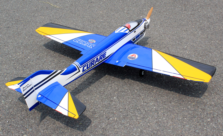 Curare Classic ARF Pattern Blue 162cm .61-.75/60E Eletric Retracts