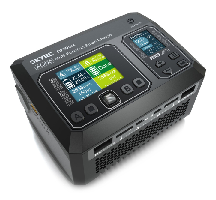 SkyRC D750 MIX Laddare AC/DC 32-50A 1-8S